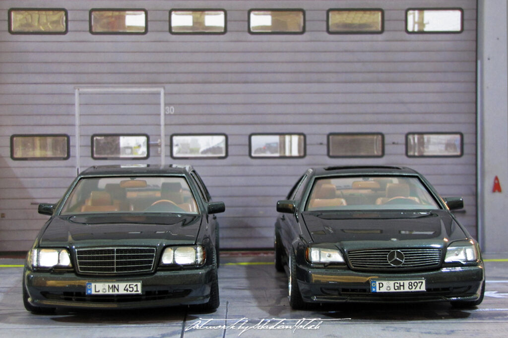 Mercedes-Benz W140 Scale Models by Sebastian Motsch