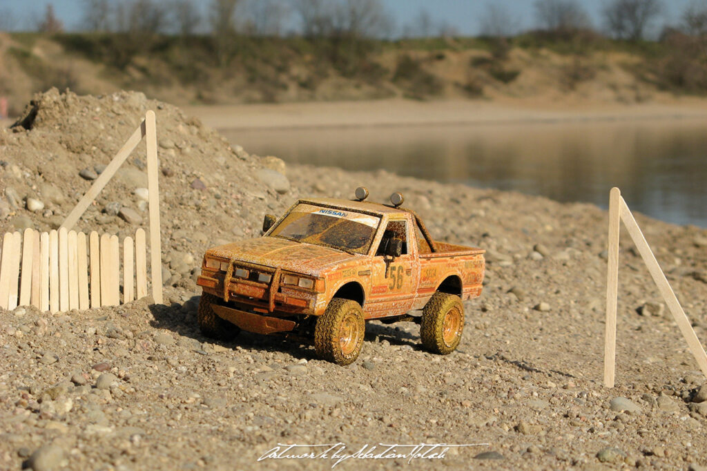 Nissan Datsun Hardbody 4x4 Scale Model by Sebastian Motsch