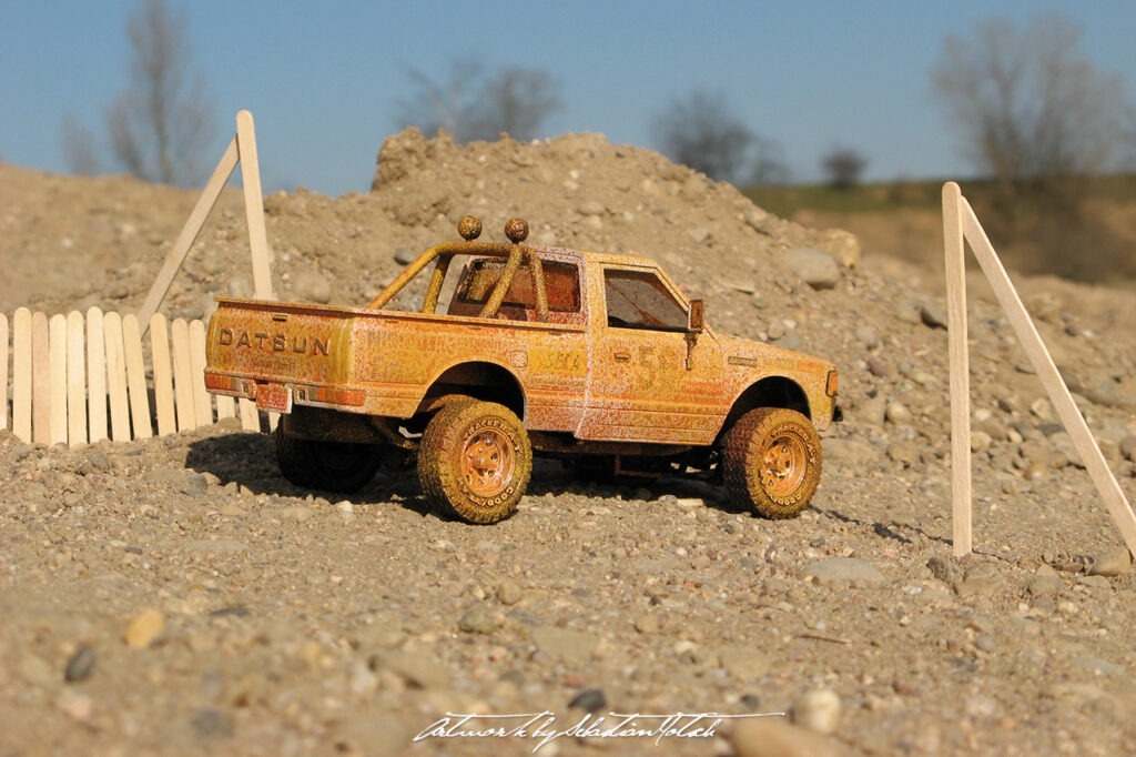 Nissan Datsun Hardbody 4x4 Scale Model by Sebastian Motsch