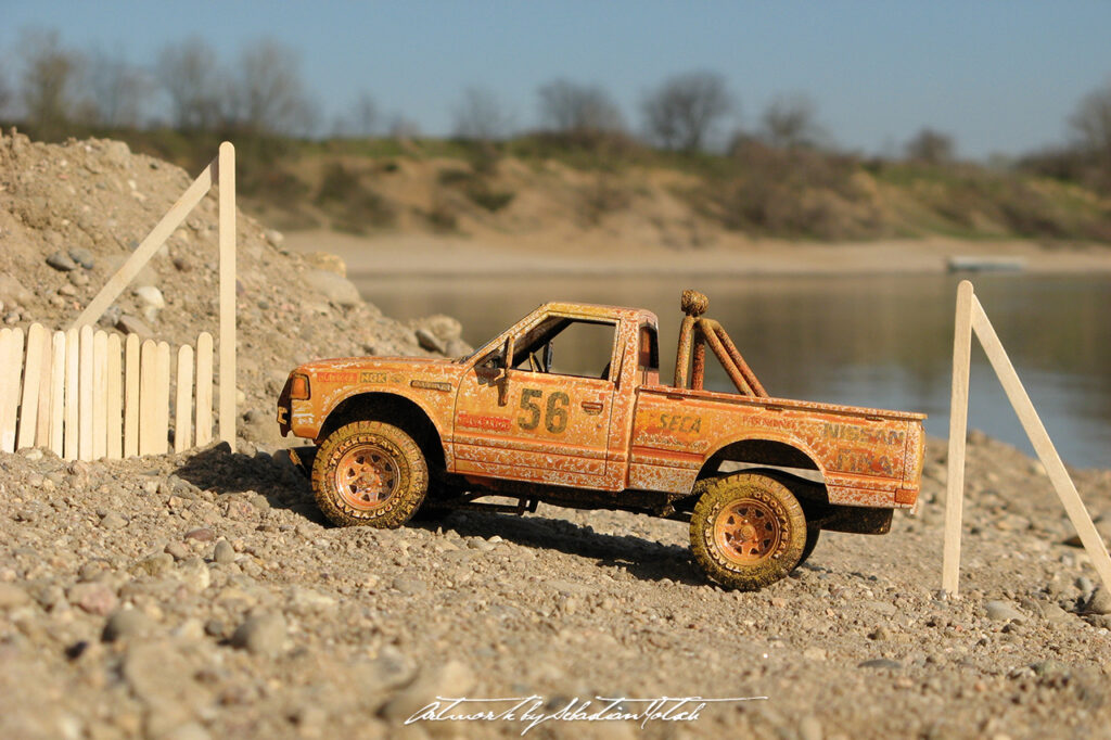 Nissan Datsun Hardbody 4x4 Scale Model by Sebastian Motsch