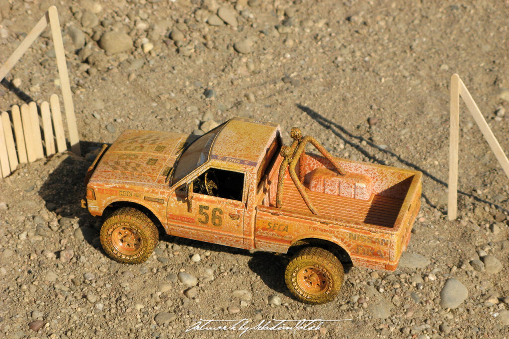 Nissan Datsun Hardbody 4x4 Scale Model by Sebastian Motsch