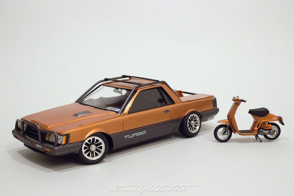 Nissan Leopard TR-X UTE Scale Model by Sebastian Motsch