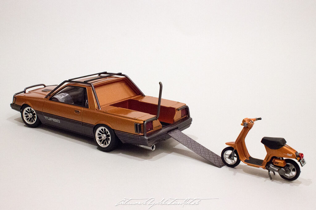 Nissan Leopard TR-X UTE Scale Model by Sebastian Motsch