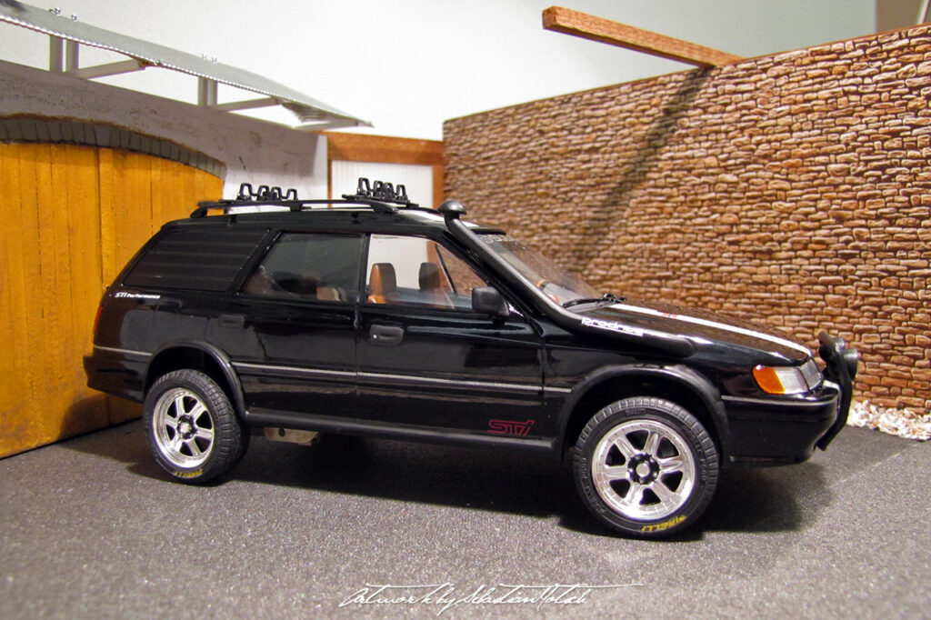 Subaru Legacy Outback Scale Model by Sebastian Motsch